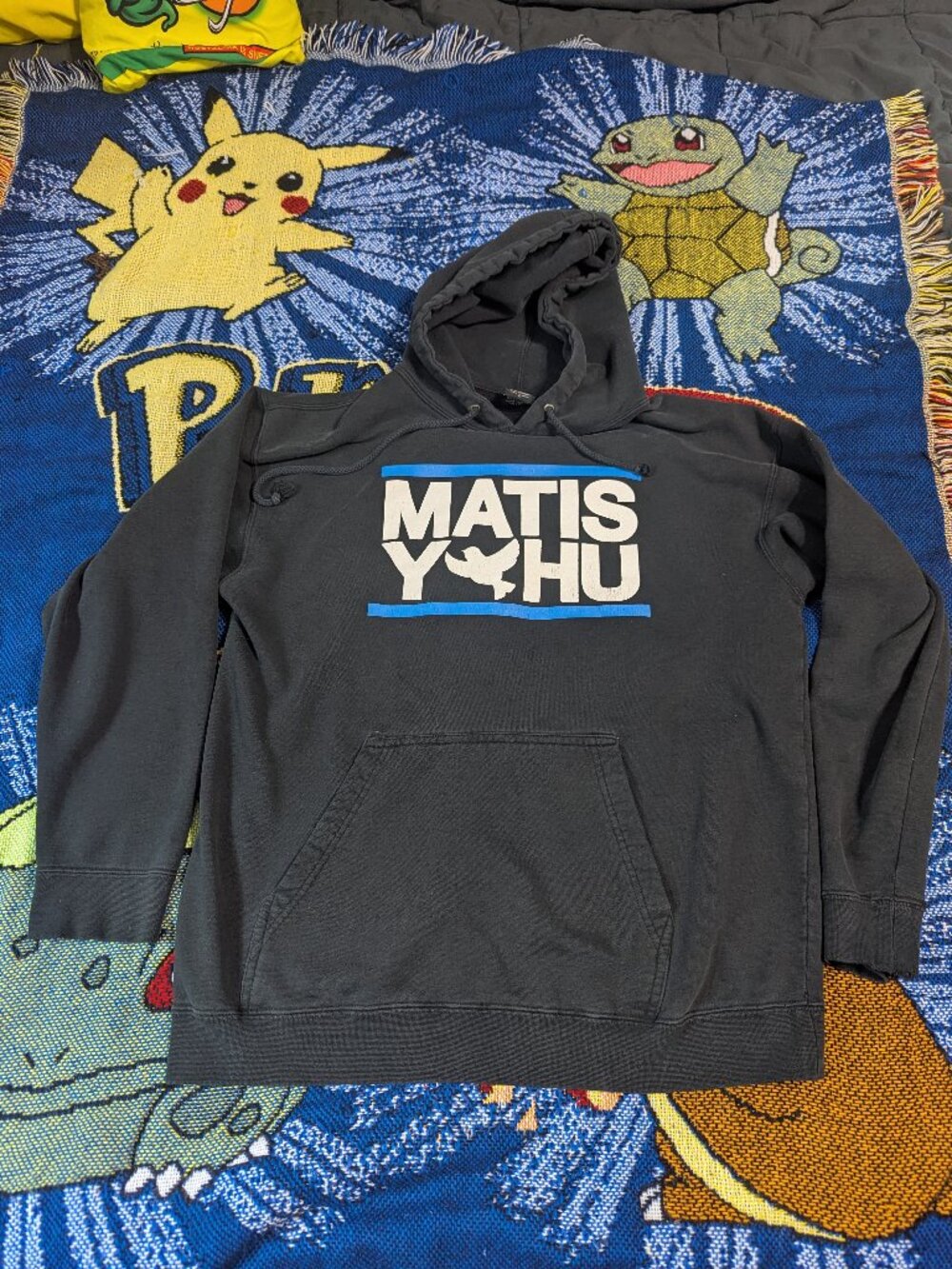 Vintage Matisyahu Matisyahuworld Black Pullover Hoodie size M
